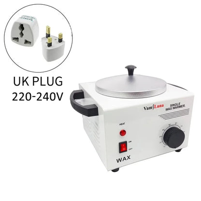 Electric Wax Heater Warmer for Hair Removal – Adjustable Temp SPA Tool
