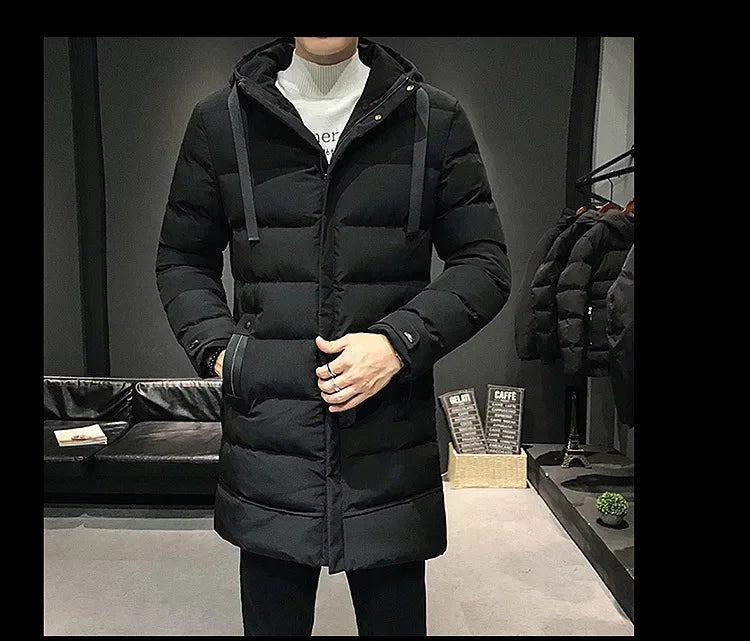 Men Long Down Jackets Winter Coats Chaquetas