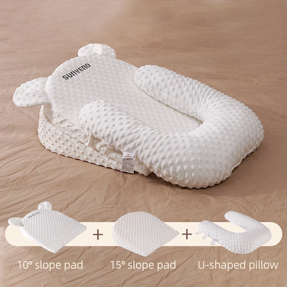 Sunveno Newborn Anti-Spit Up Slope Pad Baby Feeding Support Pillow