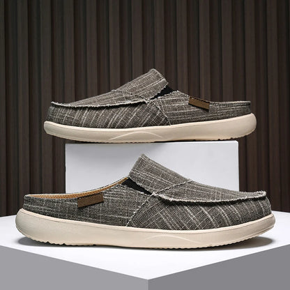 Men’s Summer Canvas Loafers – Lightweight Breathable Slip-On Shoes