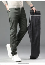 HIQOR Men's Fleece-Lined Winter Pants