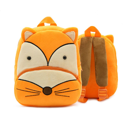 Cute Cartoon Animal Plush Backpack for Kindergarten Kids
