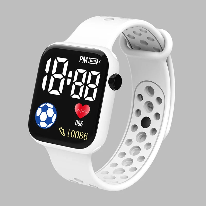 Kids' Waterproof LED Digital Watch