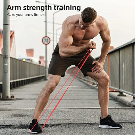 Versatile Latex Resistance Bands for Home Workouts