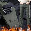 HIQOR Men's Fleece-Lined Winter Pants