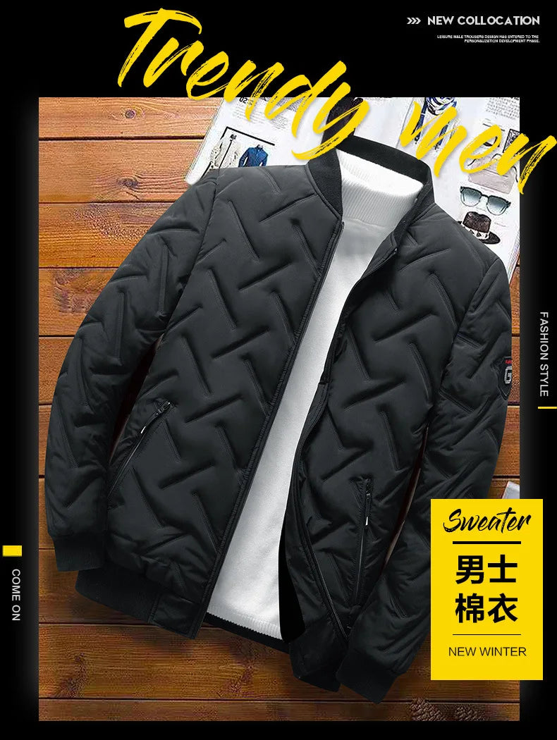 Men's Cotton Padded Winter Jacket