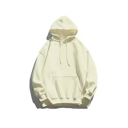 [Plus Size] Hooded Pullover Sweater for Men