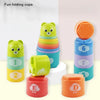 Kid Brain Response Battle Fold Cup Game – Speed Stacking Competition