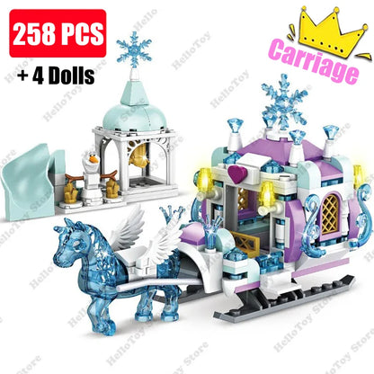 Girls Friendship Tree House Villa Castle Building Blocks