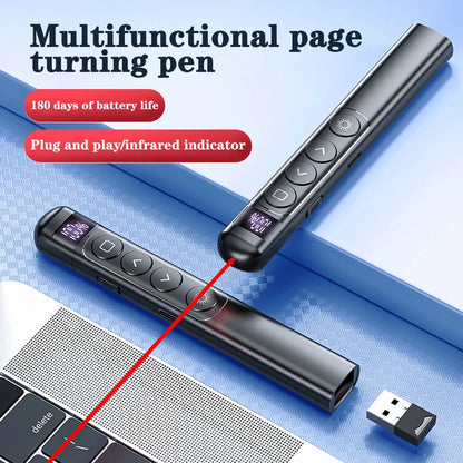 Rechargeable Presentation Remote with Laser Pointer