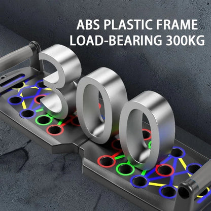Foldable Multifunctional Push-Up Board: Total Body Workout Tool
