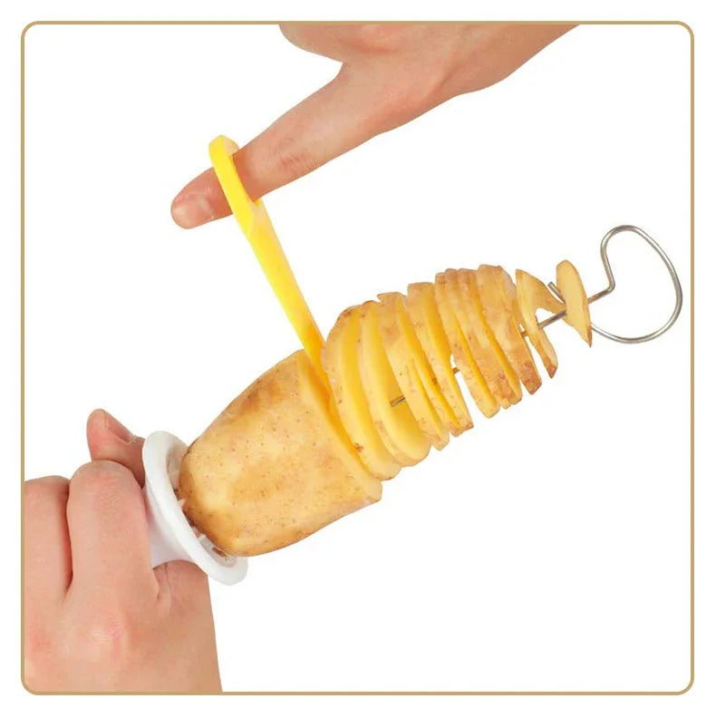 Whirlwind Potato Spiral Cutter - Creative Kitchen Gadget