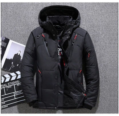 Winter Fashion Thicken Men Parkas Coats with Hood