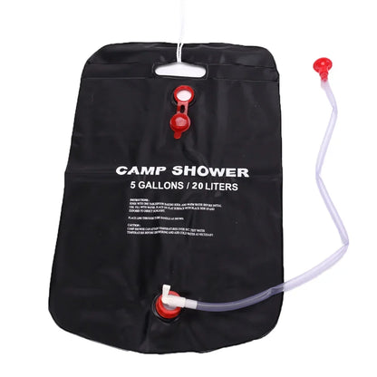 20L Solar Heated Camping Shower Bag for Outdoor Hiking and Travel