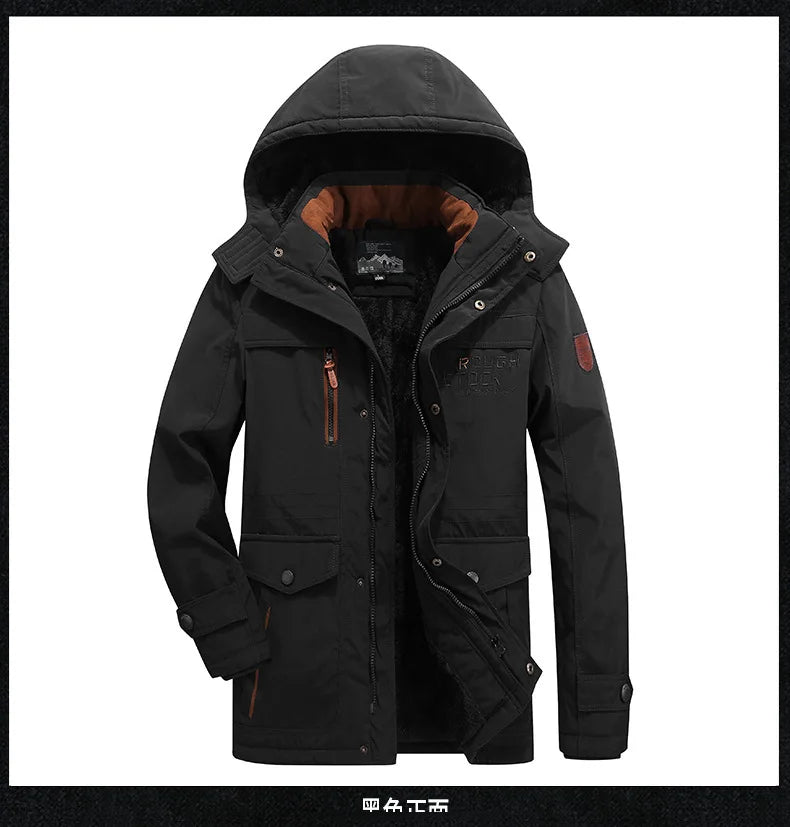 Men's Winter Velvet Padded Jacket