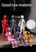 3D Printed Transformable Robot Action Figures