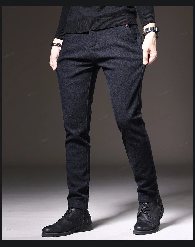 Men’s Slim Fit Stretch Cotton Pants