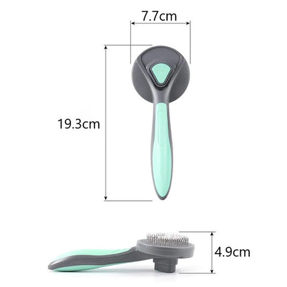 Self-Cleaning Pet Grooming Brush for Dogs & Cats