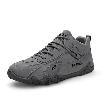 Men’s Casual Ankle Boots –  Non-Slip Khaki Work Sneakers