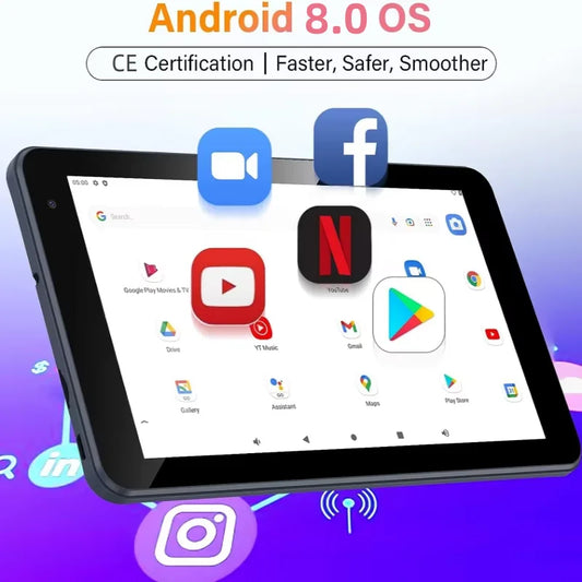 7-Inch DTM7 Kids Tablet - Android 8.0, 1GB RAM, 16GB Storage