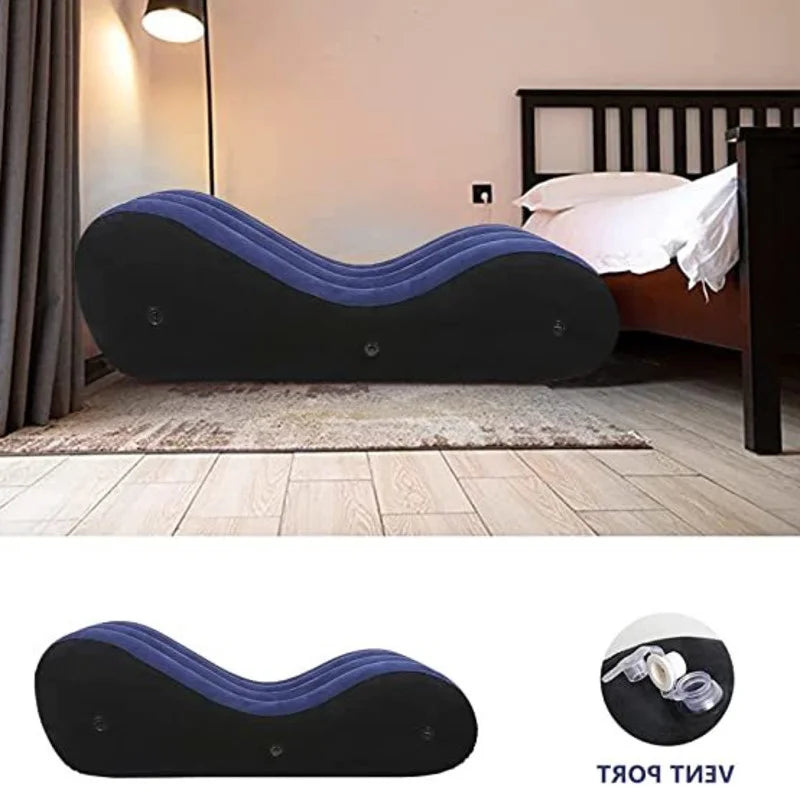 Inflatable Chaise Lounge Folding Lazy Floor Chair