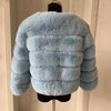 Women's High-Quality Faux Fox Fur Coat