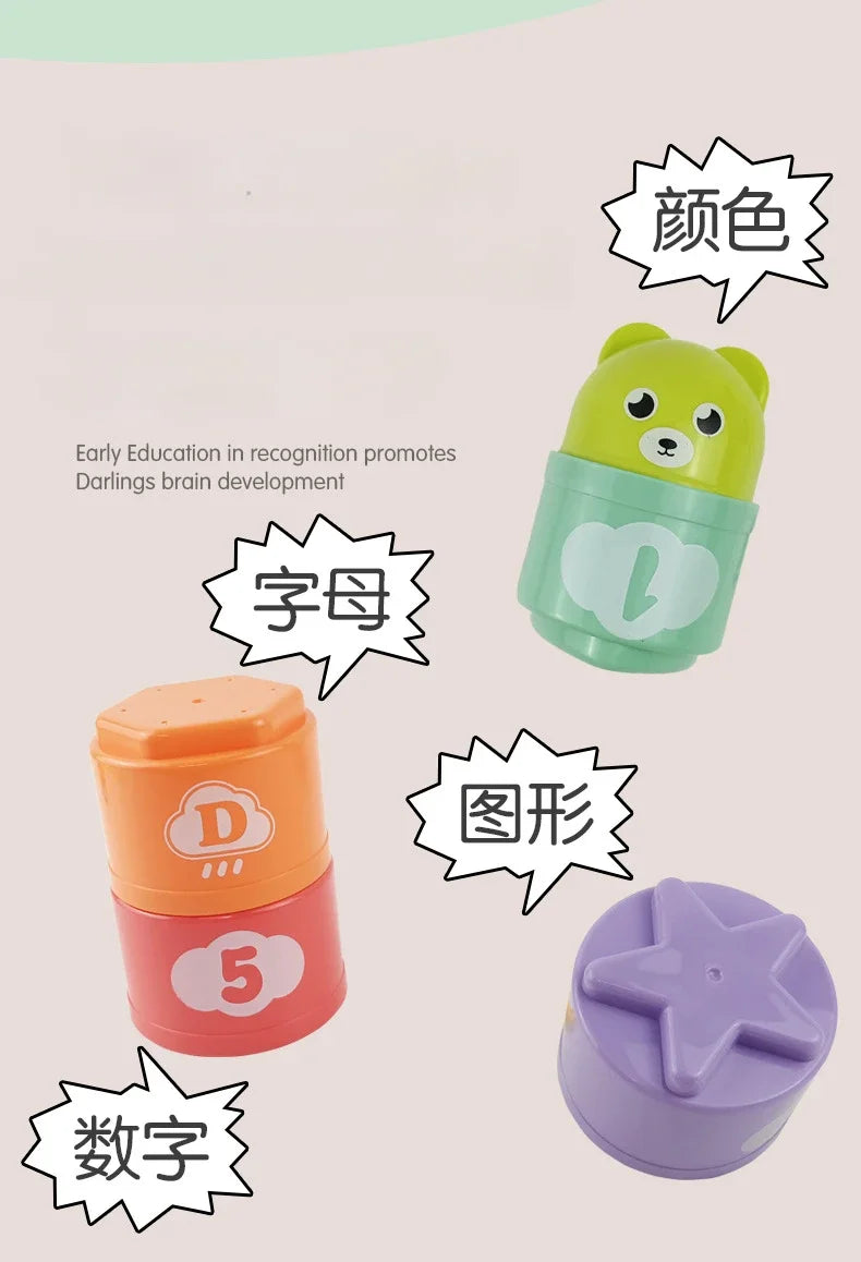Kid Brain Response Battle Fold Cup Game – Speed Stacking Competition