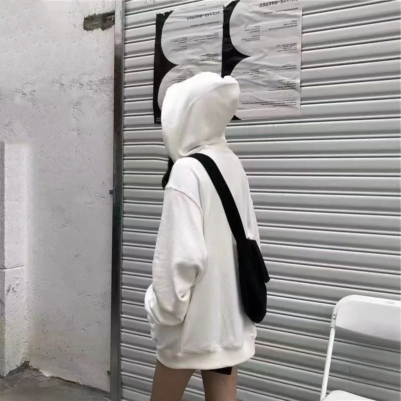 [Plus Size] Hooded Pullover Sweater for Men