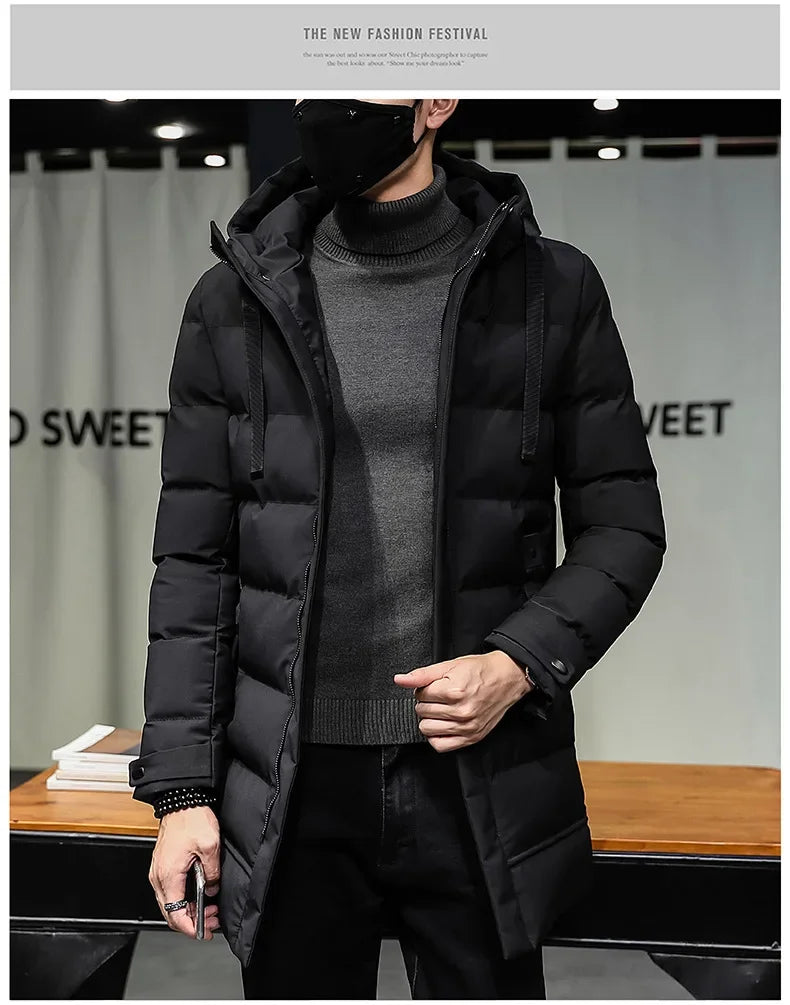 Winter Men’s Down Jacket Hooded