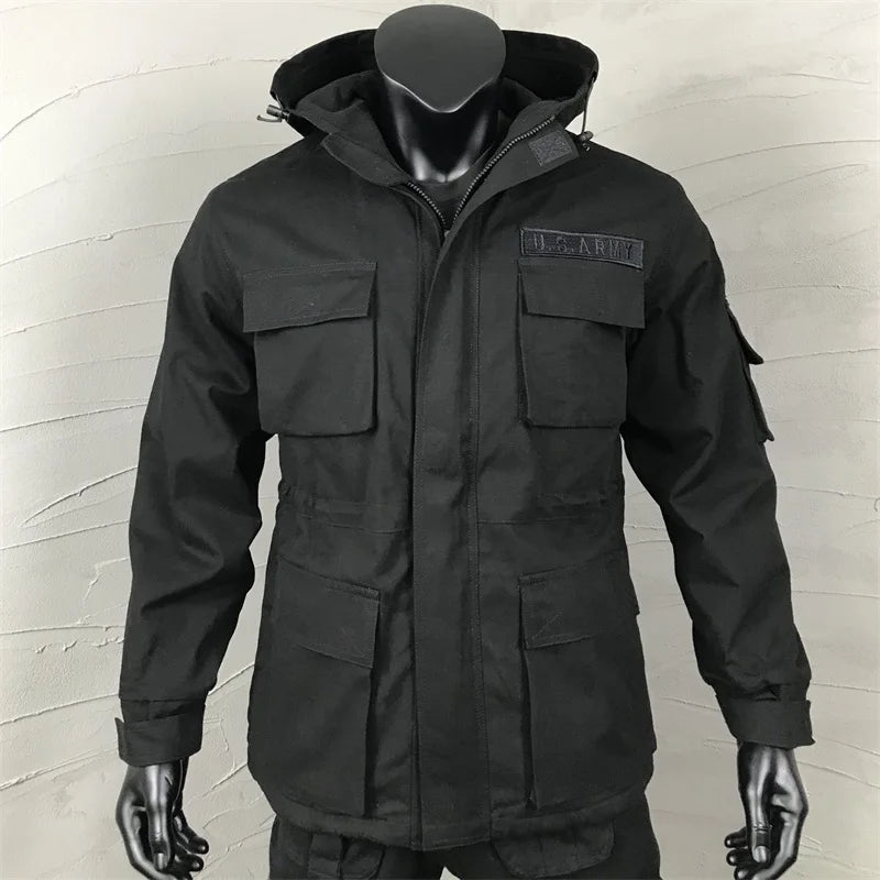 US Military Fleece Tactical Windbreaker Jacket