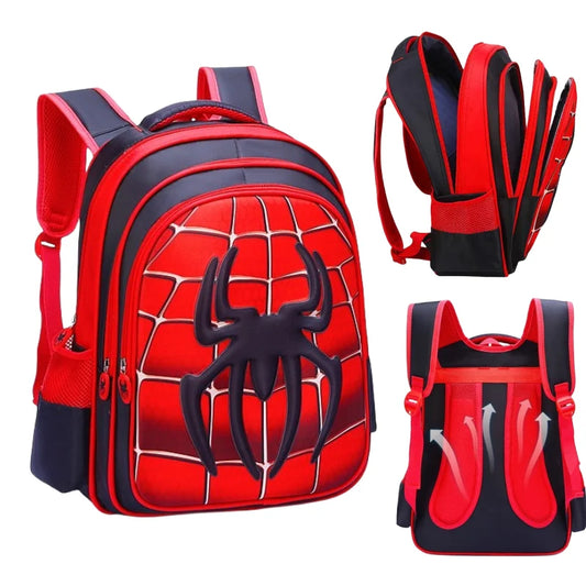 Spider King 3D Kids Backpack - Durable and Stylish Design