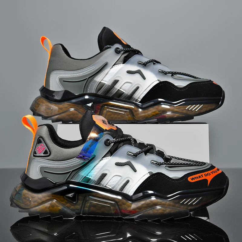 Men’s Casual Luxury Sneakers – Breathable Running Trainers & Fashion Loafers
