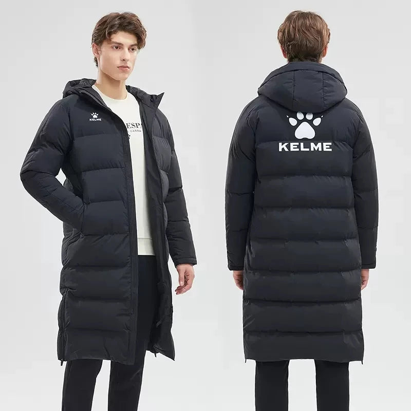 KELME Men's Winter Hooded Sports Jacket