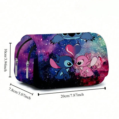 Disney Stitch Kids Backpack & Makeup Bag Set