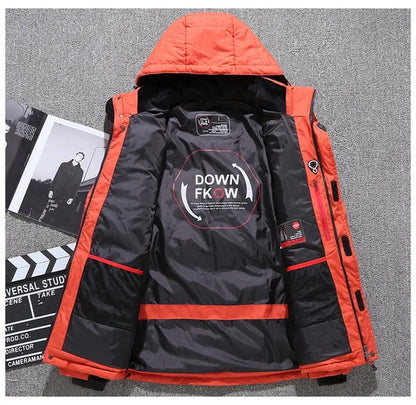 Winter Fashion Thicken Men Parkas Coats with Hood