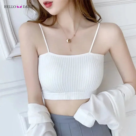 Slim Fit Korean-Style Women’s Seamless Tank Top
