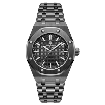 PAAZOMU Luxury Waterproof Men’s Quartz Watch – Stainless Steel Sport