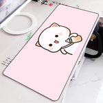 Peach Mochi Cat XXL Gaming Mouse Pad