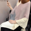 Elegant Ladies Poncho Cape Sweater