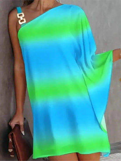 Elegant Summer Print Dress for Women