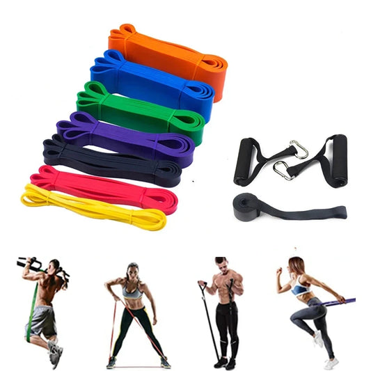 Versatile Latex Resistance Bands for Home Workouts