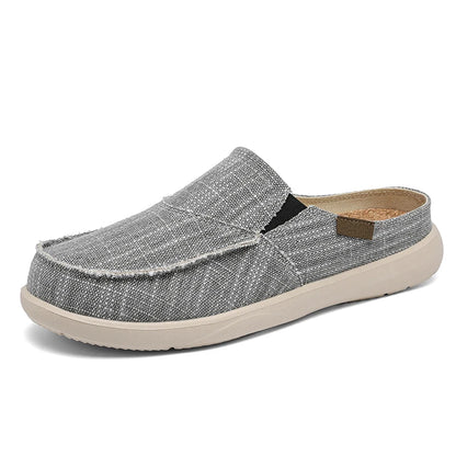 Men’s Summer Canvas Loafers – Lightweight Breathable Slip-On Shoes