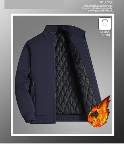 Waterproof Stand Collar Business Casual Coat