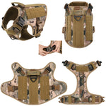 K9 Tactical Military Dog Vest and Leash Set