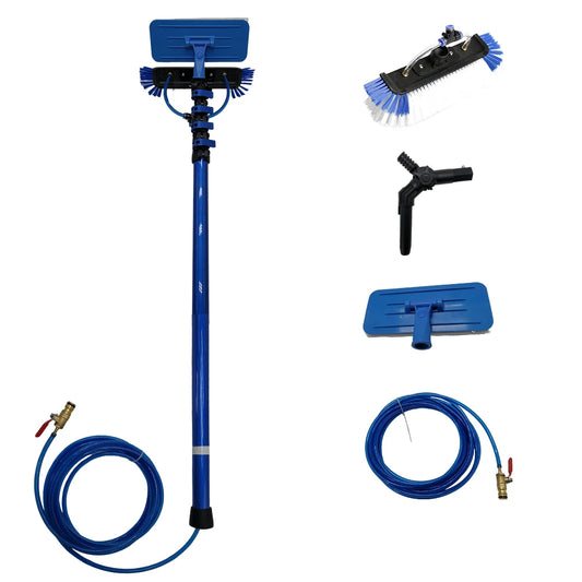 Carbon Fiber Water Fed Pole Brush for Solar Panel and Window Cleaning
