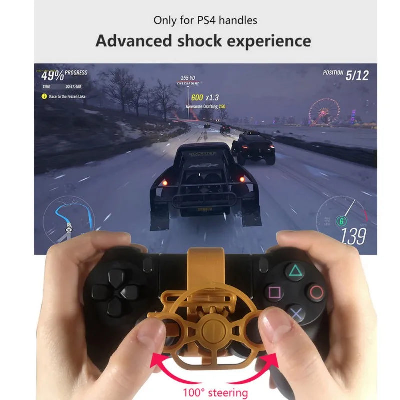 Mini Racing Wheel Controller for PS4 - 3D Printed Game Accessory