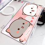 Peach Mochi Cat XXL Gaming Mouse Pad