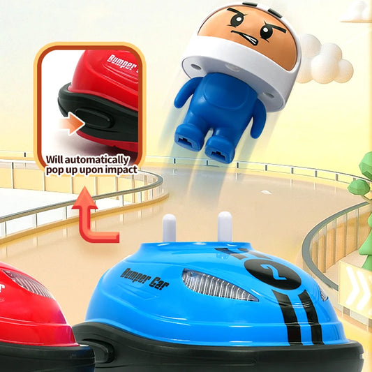 RC Super Battle Bumper Car with Pop-Up Doll – 2.4G Remote Control Toy