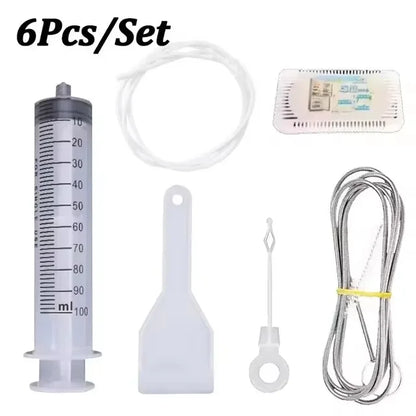 5/6 Set Refrigerator Drain Hole Cleaner Brush Tool for Clog Removal