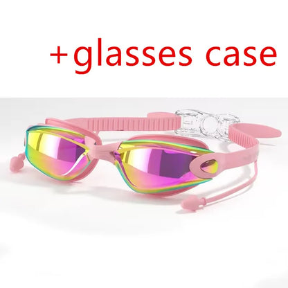 ARENA Anti-Fog UV Swim Goggles with Earplugs for Men and Women